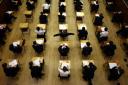 EXAMS: Stock image of school pupils taking an exam