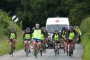 Pedal power: Young farmers on their mammoth charity cycle ride