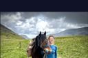 Clare Dyson and Welsh Cob, Merry