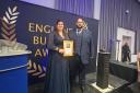 Yannis Papameletis and fiancé Maria scoop up national glory at England Business Awards