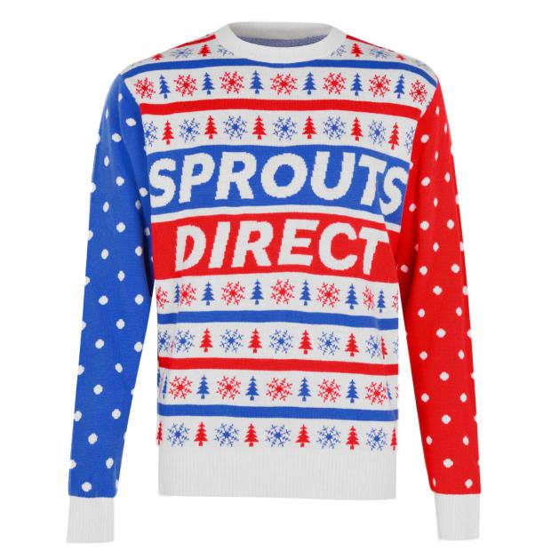 Cumberland & Westmorland Gazette: Sprouts Direct Christmas jumper (Sports Direct)