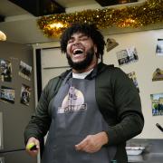 Big Zuu’s Christmas Eats – Comedy Special. Picture: PA Photo/UKTV/Des Willie