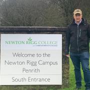 Welcomed: Neil Hudson outside closure-hit Newton Rigg College