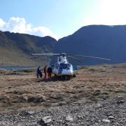 GNAAS and Patterdale Mountain Rescue were called out to rescue a man in the Swirral Edge area yesterday, photo: Patterdale MTR