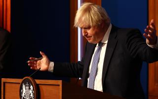 Boris Johnson Covid press conference: lockdown fears as UK Omicron doubles. (PA)