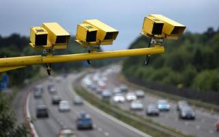 A truck driver has been fined after a speed camera caught him driving at 49 mph on the A66
